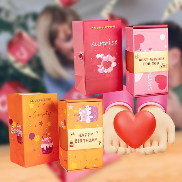 Meglepetés robbanás ajándékdoboz | CASHMAS Meglepetés robbanás ajándékdoboz | CASHMAS