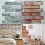 Öntapadós tégla tapéta (10 db/0,9 m²) | NYBRICK