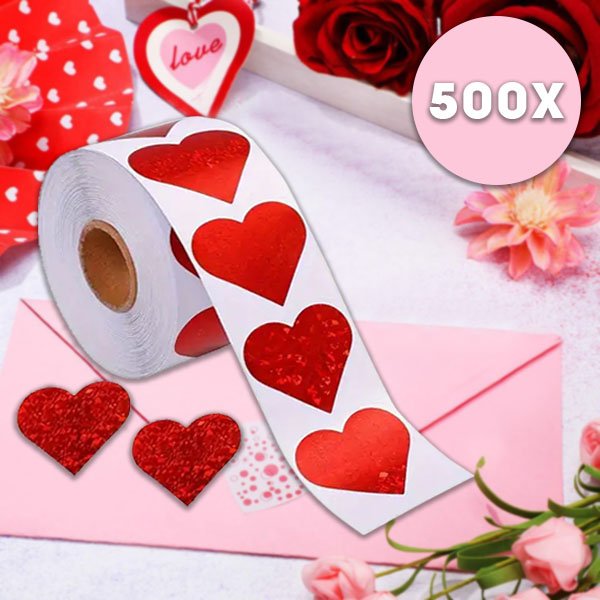 Szív alakú matricák (500db) | HEARTSTICKER Szív alakú matricák (500db) | HEARTSTICKER